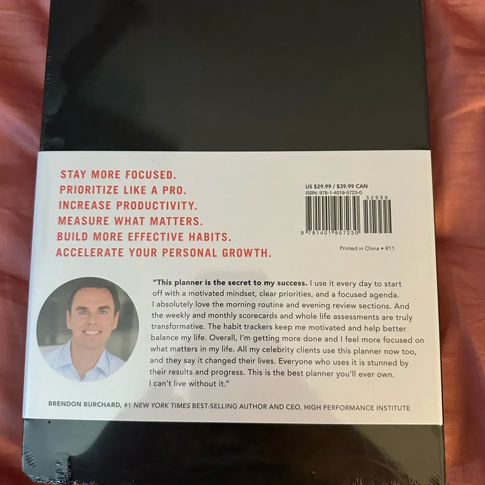 The High Performance Planner - Black NEW NWT